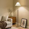 Lámpara de pie plisada vintage transfronteriza para sala de estar, alto valor estético, adecuada para al lado del sofá, añade un sentido de elegancia al dormitorio, lámpara de mesa decorativa nórdica