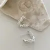 Pendientes de Perla Estilo Francés Lujo Ligero Inspirados en Chanel, Exquisitos Pendientes Retorcidos de Diseño de Alta Gama, Accesorios de Oreja Versátiles de Nicho para el Verano