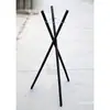 Tienda de Flores de Madera Tripode para Arreglos Florales Bandeja para Globos Cesta de Flores Soporte Triangular Apertura de Tres Puntas Soporte para Flores Negro