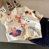 Roupas Infantis, Camisas de Verão para Meninos, Roupas Infantis Finas para Passeios Casuais, Camisas Versáteis para Bebês Meninas, Roupas de Verão para Crianças de Pequeno e Médio Porte