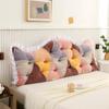 Cojín Superior para Cama de Princesa Terciopelo de Cristal Respaldo Grande Cojín Doble para Dormitorio Bolsa Suave Superior para Cama Tatami Almohada Cojín de Pared