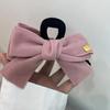 Presilha de Cabelo Laço Estilo Coreano Outono e Inverno para Mulheres, Nova Presilha Grande 2026 com Toque de Luxo, Acessório de Cabelo Elegante para a Parte de Trás da Cabeça
