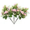 Adornos de Flores Artificiales, Flores Artificiales Decorativas, Sala de Estar Escandinava Simple, Estantería de Oficina, Decoraciones para el Hogar, Flores Decorativas para Fiestas