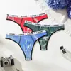 Ropa Interior Europea y Americana Transfronteriza Cómoda y Sexy para Mujer, Tangas Sexys Transpirables de Color Sólido, Calzones Coloridos de Cintura Baja al por Mayor