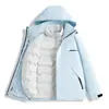 Chaqueta Tres en Uno para Hombres y Mujeres, Nuevo Conjunto Desmontable de Dos Piezas para Otoño e Invierno, Ropa de Montañismo a Prueba de Viento, Impermeable y Resistente al Frío