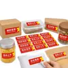 Etiquetas Adhesivas Personalizadas para Cosméticos, Parcialmente Adhesivas, Removibles, Pegatinas Plateadas Brillantes para Exhibición Promocional, Etiquetas Semi-Adhesivas