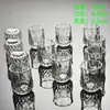 Juego de Vasos Pequeños de Vidrio Grueso para Baijiu Casero Vaso de un Solo Tiro para Whiskey Licor Decantador Vaso Bala Copa de Vino Pequeña