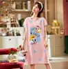 Pijamas para Mulheres, Camisolas de Verão, Roupas Fofas de Estudante Estilo Coreano, Roupas Doces de Casa com Desenho Animado, Camisolas de Verão para Meninas para Usar Fora