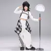 Figurino de Jazz para Meninas Estilo Coreano Moderno Mostrando a Barriga Moda Jazz Infantil Grupo de Dança Roupa de Performance de Ano Novo