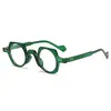 Gafas Multilaterales Cuadradas Redondas Anti Luz Azul ins Unisex Lente Plana Versátiles de Moda Estilo Japonés Europeo Transfronterizo