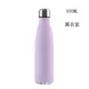 Termo Transfronterizo Taza Pequeña Americana para Saliva Portátil de Vacío Pintura de Goma Botella de Coca-Cola Termo de Acero Inoxidable