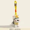 Llavero de Coche de Muñeco Schnauzer de Peluche Genuino Lindo Perrito Muñeco Colgante para Mochila Regalo Venta al por Mayor