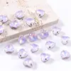 Corazón Moca Cristal Proteína Garra Diamante de Imitación Garra de Cuatro Puntas Diamante de Imitación Ropa Zapato Bolsa Anillo Accesorio DIY Venta al por Mayor