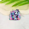 Patch Verde Rosa Cebolinha Acrílica para o Início da Temporada Escolar Campus Caseiro Lápis Venda Quente Transfronteiriça Chaveiro Pingente Acrílico