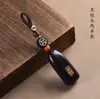Llavero de Palisandro Colgante para Coche Amuleto de Seguridad Encanto de Paz Accesorio Retro de Alta Gama Colgante para Hombres y Mujeres