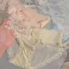 Niebla de hadas~Bragas sexys de estilo francés para mujer, encaje de deseo puro calado, calzoncillos triangulares transpirables sin costuras para niñas