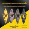 Lâmina CNC VNMG160408 Torno Lâmina de Torneamento de Peças de Aço Cilíndricas Torneamento de Diamante Cortador de Torneamento