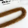 Tiras de Pelo Sintético de Mink Hechas a Medida desde la Fábrica de Origen, Adorno para Sombrero Hanfu de Ropa Infantil, Accesorios de Decoración de Prendas con Borde de Piel, Venta al por Mayor