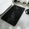 Tapete de chão de fleece de coral liso transfronteiriço para banheiro de casa, entrada, antiderrapante, espessado, absorvente de água, secagem rápida para outono e inverno
