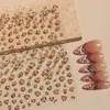 Pegatina para Manicura de Leopardo Popular en Internet Nuevo Estilo Ins Otoño e Invierno DIY Patrón Pequeño Calcomanía Adhesiva Decoraciones para Uñas
