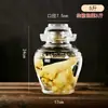 Frasco de Col encurtida de Sichuan Frasco de Vidrio Doméstico Antiguo Frasco Sellado Frasco de Verduras encurtidas Frasco de Fermentación de Chucrut Olla para Verduras encurtidas