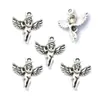 Accesorios para Joyería Personalizados DIY Ángel Aleación Colgante Pequeño Exportación Más Vendido 20*17mm I239 Artístico Retro