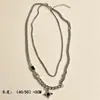 Collares a juego para hombre de Street Dance, Trendy Estilo Ins Otoño e Invierno Irregular Sudadera para hombre Accesorios de suéter