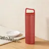 Taza de acero inoxidable 304 con asa inclinada de 600 ml, taza para coche de 500 ml con boquilla angular, taza deportiva aislada portátil, venta al por mayor