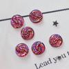 Nuevo Taladro de Resina Plano de Cola de Fénix de 10 mm Gympani Estrella Taladro Redondo Parche de Joyería para Manualidades Parche de Joyería DIY