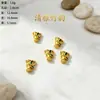 Liga Flor Oca Brinco DIY Pingente de Franja Gota de Óleo Flor com Pedras Strass Acessórios de Carro Pingente de Franja Step Shake