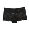 Cuecas Boxer Femininas Populares Confortáveis e Respiráveis com Renda Floral Vazada, Cruzamento Europeu e Americano, Roupa Íntima Sexy Sem Costura de Seda Gelada para Mulheres