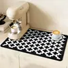 Tapete Americano para Café Transfronteiriço Tapete Drenante para Cozinha Tapete para Xícara de Chá Não Lavável Tapete de Bar Impermeável Antiderrapante Drenante Diatomito