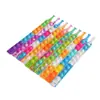 Pulsera Vanguardia Transfronteriza Pop Fidget Pulsera de Descompresión 23.5cm Presiona Le Burbuja Pulsera de Silicona