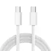 Cable de Datos Doble Tipo C de 240W Cable de Carga Doble con Extremos C a C Adecuado para Laptops Apple Cable de Carga Rápida Doble C