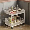 Prateleira de Armazenamento de Cozinha Prateleira de Armazenamento de Condimentos para Mesa Doméstica Bancada Multi-Camada Multifuncional Prateleira de Exibição para Garrafas de Óleo, Sal, Molho e Vinagre