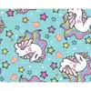 Papel de presente plastificado (bobina) 60cm.Mod.604 Unicórnios