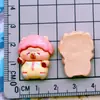 Brinquedo de Comida Animal Cartoon Brilhante Batata Frita Hambúrguer Pizza Capivara Grampo de Cabelo Elástico de Cabelo Pegador Acessórios de Resina DIY