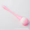 Cepillo para Polvo Brocha de Maquillaje Rosa Brocha Grande para Polvo Herramienta de Belleza Brocha de Maquillaje Cepillo para Polvo de Manicura Brocha para Rubor