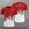 Comércio Exterior Transfronteiriço Camisa de Basquete Esportiva T-shirt Masculina Casual para Corrida Solta Tamanho Grande Secagem Rápida e Respirável