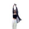 Blusa de Chifón de Moda Estilo Japonés Camisa de Mujer Verano 2024 Delgada Transpirable Protección Solar Holgada Versátil Top