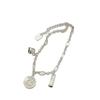 Pulsera de Plata de Ley S925 Estilo Coreano Ins Inspirada en Nicho de Gama Alta, Cara Sonriente Corazón Barra de Plata, Joyería Exquisita de Lujo Ligero para Apilar