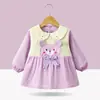 Bata de Bebé Jingqi Primavera y Otoño Impermeable y Anti-Suciedad Babero para Comer Ropa de Abrigo Otoño e Invierno Estilo Extranjero Delantal para Niños Ropa Protectora de Doble Uso