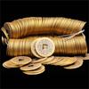 Diez monedas de emperadores Kangxi Qianlong Shunzhi Tongbao fortuna seguro presión umbral simulación moneda de cobre cobre puro feng shui cinco monedas de emperadores