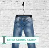 Suministro Transfronterizo de Pinzas y Perchas Antideslizantes sin Marcas para Pantalones para Uso Doméstico, Perchas de Plástico para Pantalones, Pinzas para Faldas, Perchas Etiquetables para Ropa