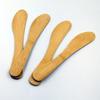 Bambu bambu carbonizado cabo plano faca 19x 3 sobremesa creme japonês sushi faca de bambu refeição faca de geleia faca de manteiga bambu