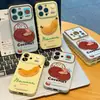 Adecuado para funda de teléfono Apple 17PROMAX, pegatina 3D de fruta de verano plátano coco, funda anticaídas iPhone18 14