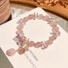 Pulsera de Cristal de Fresa Simple de Nuevo Estilo Pulsera Temperamento Femenino Combinación con Todo Colgante de Calabaza con Diamantes Cristal Perla Diseño Fresco