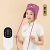 Gorro de Moxibustión Eléctrico para Vaporizar la Cabeza, Gorro de Moxa para Terapia, Lana de Moxa Herbal para Uso en Casa, Ayuda al Sueño y al Cuidado de la Salud del Cuello