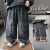 Pantalones para niño para otoño 2026, nuevos jeans de otoño elegantes de estilo coreano para niños pequeños de 2 a 3 años
