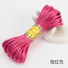 Corda de Nó Chinesa Não. 5 e Não. 67 Pulseira de Corda Trançada Acessórios para Tecelagem de Fios Materiais Artesanal DIY Corda Vermelha Atacado